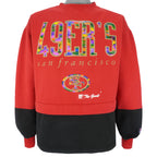 NFL (The Game) - San Francisco 49ers Crew Neck Sweatshirt 1990s Large Vintage Retro Football