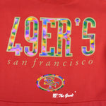 NFL (The Game) - San Francisco 49ers Crew Neck Sweatshirt 1990s Large Vintage Retro Football