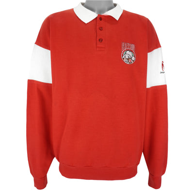 CFL - Calgary Grey Cup by Dodge Collared Sweatshirt 1993 Large