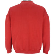 Puma - Red Kansas City Chiefs Crew Neck Sweatshirt 1990s Large Vintage Retro Football