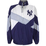 MLB - New York Yankees Zip-Up Windbreaker 1990s Large Vintage Retro Baseball