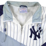 MLB - New York Yankees Zip-Up Windbreaker 1990s Large Vintage Retro Baseball