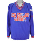 Champion - New England Patriots Pullover Windbreaker 1990s Large Vintage Retro Football