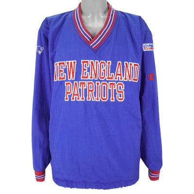 Champion - New England Patriots Pullover Windbreaker 1990s Large