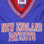 Champion - New England Patriots Pullover Windbreaker 1990s Large Vintage Retro Football