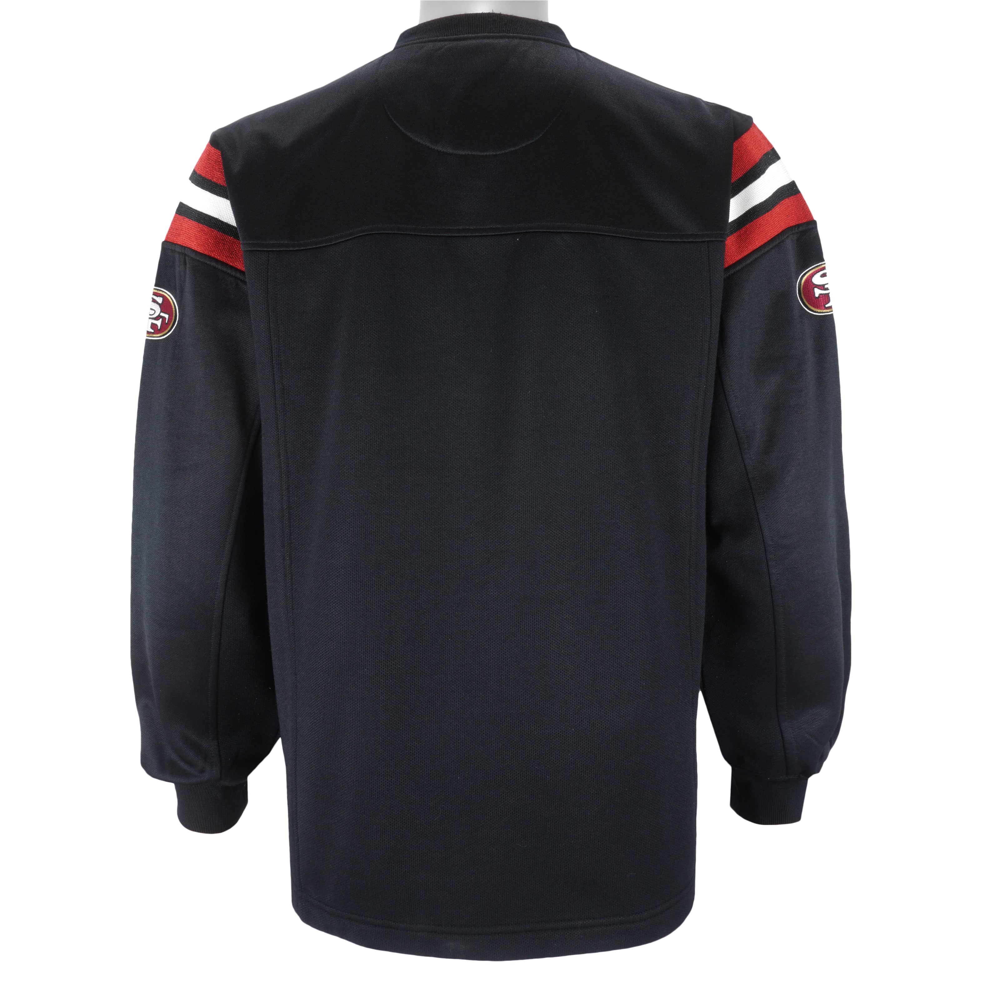 NFL - San Francisco 49ers Embroidered Crew Neck Sweatshirt 1990s Large Vintage Retro Football