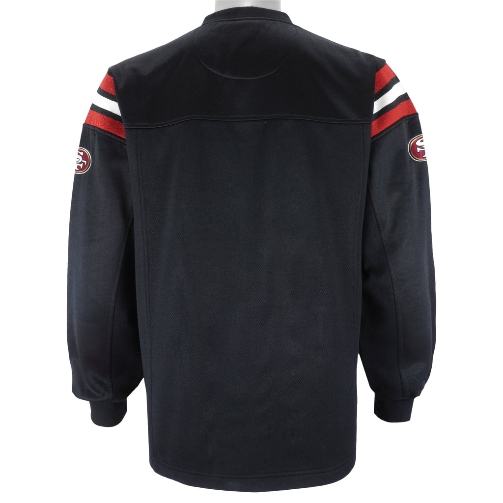 NFL - San Francisco 49ers Embroidered Crew Neck Sweatshirt 1990s Large Vintage Retro Football