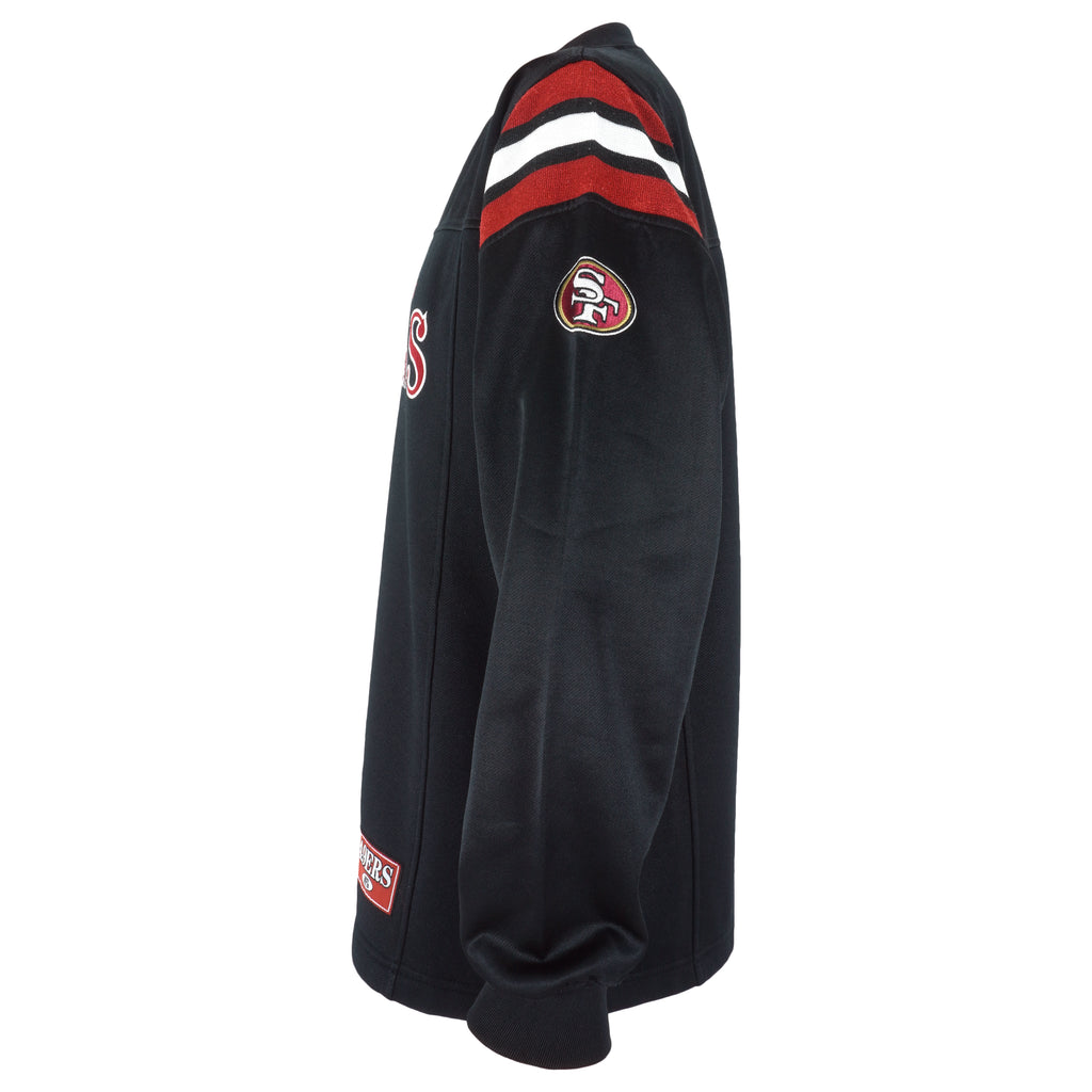 NFL - San Francisco 49ers Embroidered Crew Neck Sweatshirt 1990s Large Vintage Retro Football