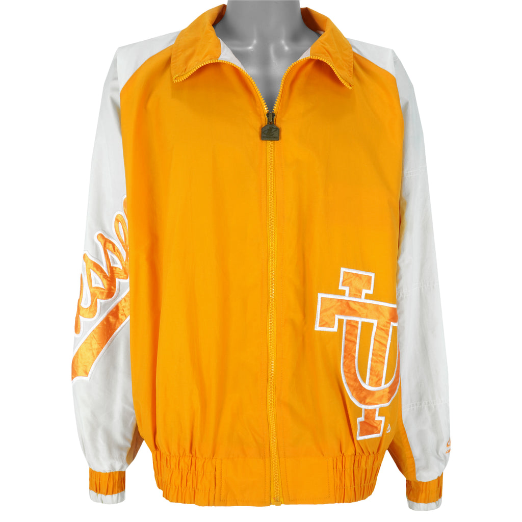 NCAA - Tennessee Volunteers Zip-Up Windbreaker 1990s X-Large Vintage Retro College