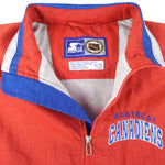 Starter - Montreal Canadiens Embroidered Windbreaker 1990s X-Large Vintage Retro Hockey