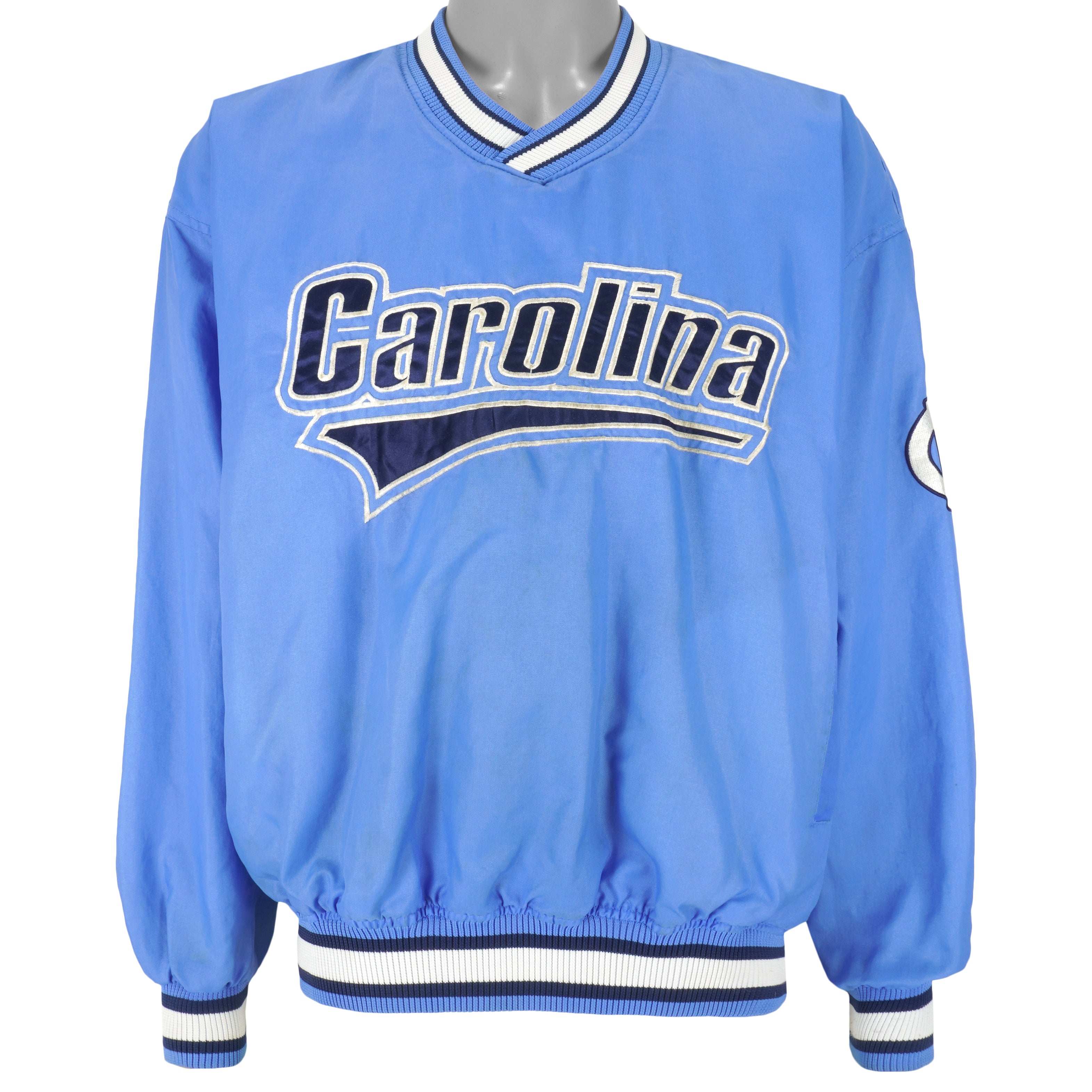 Starter - North Carolina Tar heels Pullover Windbreaker 1990s Medium Vintage Retro College