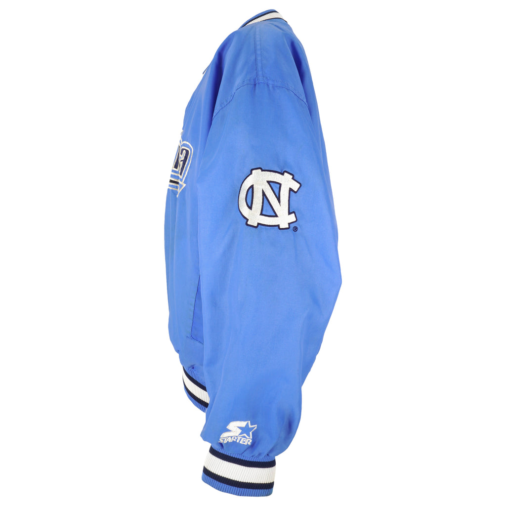 Starter - North Carolina Tar heels Pullover Windbreaker 1990s Medium Vintage Retro College