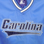 Starter - North Carolina Tar heels Pullover Windbreaker 1990s Medium Vintage Retro College