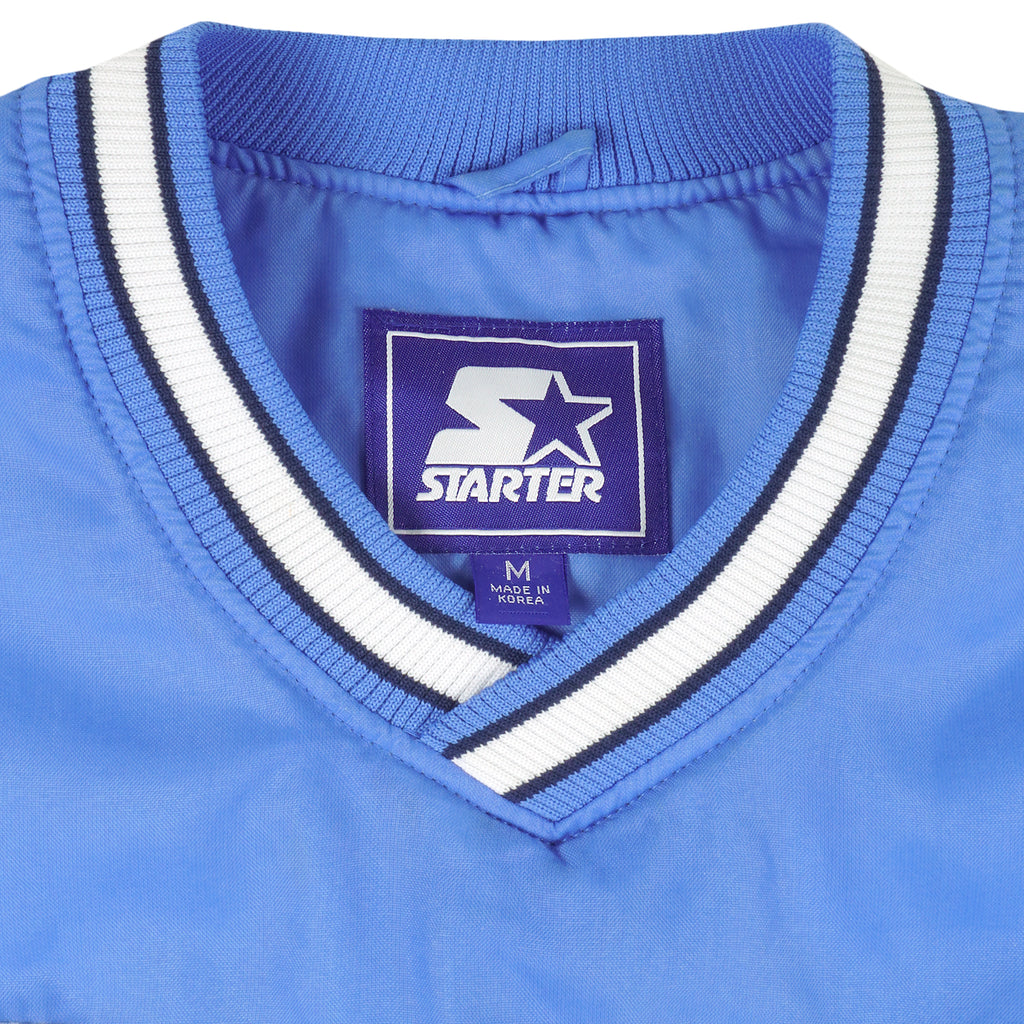 Starter - North Carolina Tar heels Pullover Windbreaker 1990s Medium Vintage Retro College
