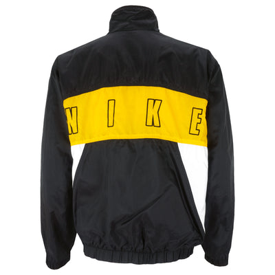 Nike - Black & Yellow Windbreaker 1990s Medium