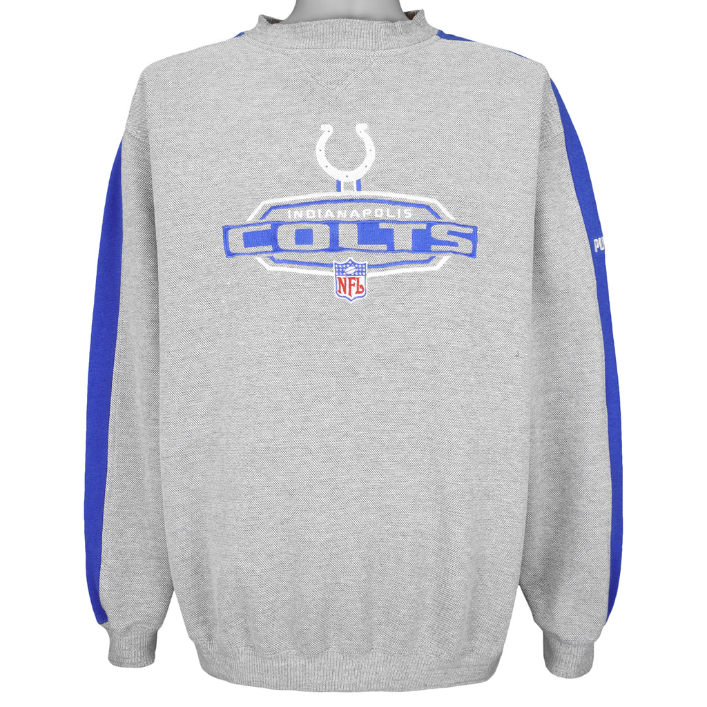 Puma - Indianapolis Colts Embroidered Crew Neck Sweatshirt 1990s X-Large Vintage Retro Football