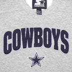 Starter - Dallas Cowboys Crew Neck Sweatshirt 1990s Large Vintage Retro Football