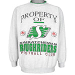 CFL (Softwear)- Saskatchewan Roughriders Sweatshirt 1993 Medium Vintage Retro Football