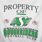 CFL (Softwear)- Saskatchewan Roughriders Sweatshirt 1993 Medium Vintage Retro Football