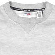 Vintage - Perry Ellis America Embroidered Sweatshirt Large Vintage Retro
