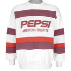 Vintage - Pepsi Americas Favorite Crew Neck Sweatshirt 1990s Large Vintage Retro