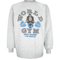 Vintage - World GYM, Los Angeles Crew Neck Sweatshirt 1984 Large Vintage Retro