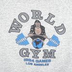 Vintage - World GYM, Los Angeles Crew Neck Sweatshirt 1984 Large Vintage Retro