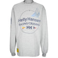 Helly Hansen - Grey Racing Cruising Sweatshirt 1990s X-Large Vintage Retro