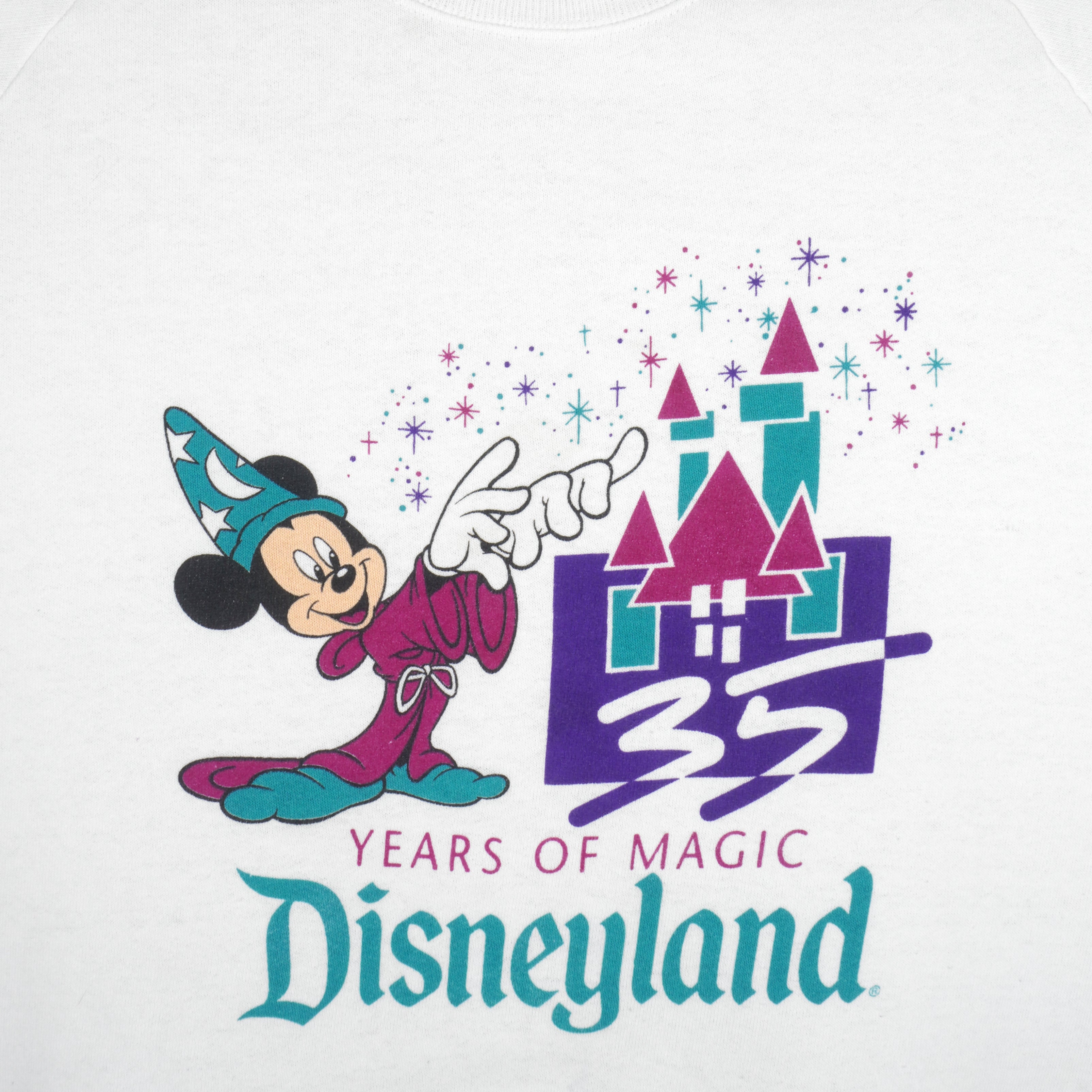 Disney - Disneyland 35 Years of Magic Sweatshirt 1990s X-Large Vintage Retro