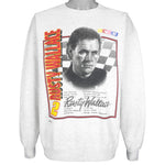 NASCAR (Nutmeg) - Grey Rusty Wallace #2 Crew Neck Sweatshirt 1990s X-Large Vintage Retro