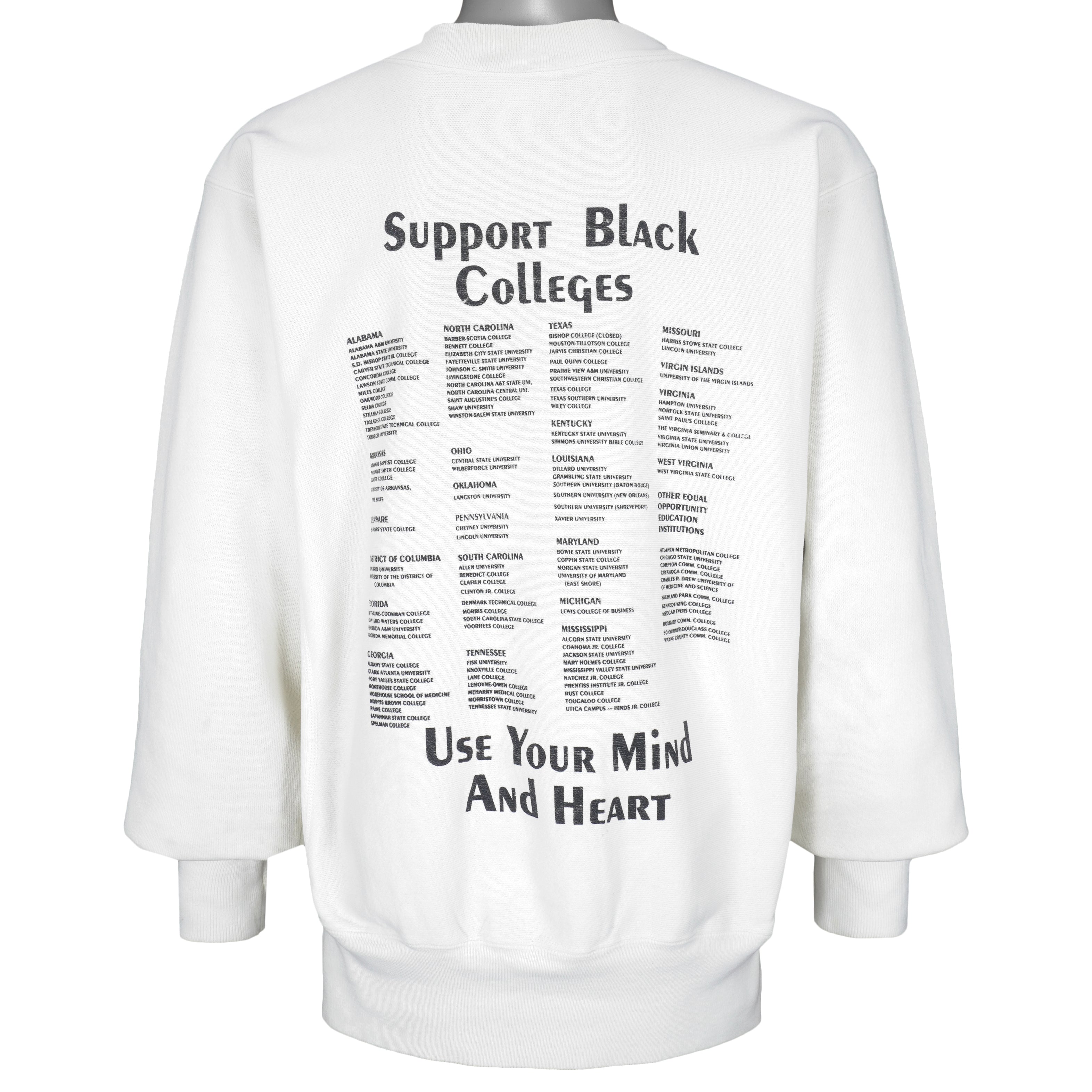 Vintage (Doyle) - The Blacker the College Sweatshirt 1990s X-Large Vintage Retro