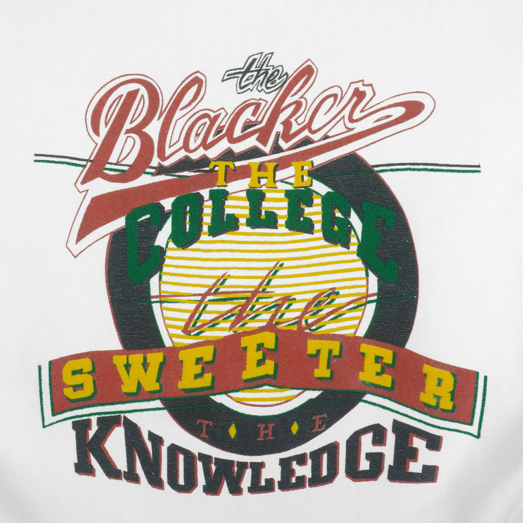 Vintage (Doyle) - The Blacker the College Sweatshirt 1990s X-Large Vintage Retro