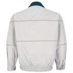 Playboy - Grey Zip-Up Jacket 1990s Medium Vintage Retro