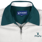 Playboy - Grey Zip-Up Jacket 1990s Medium Vintage Retro
