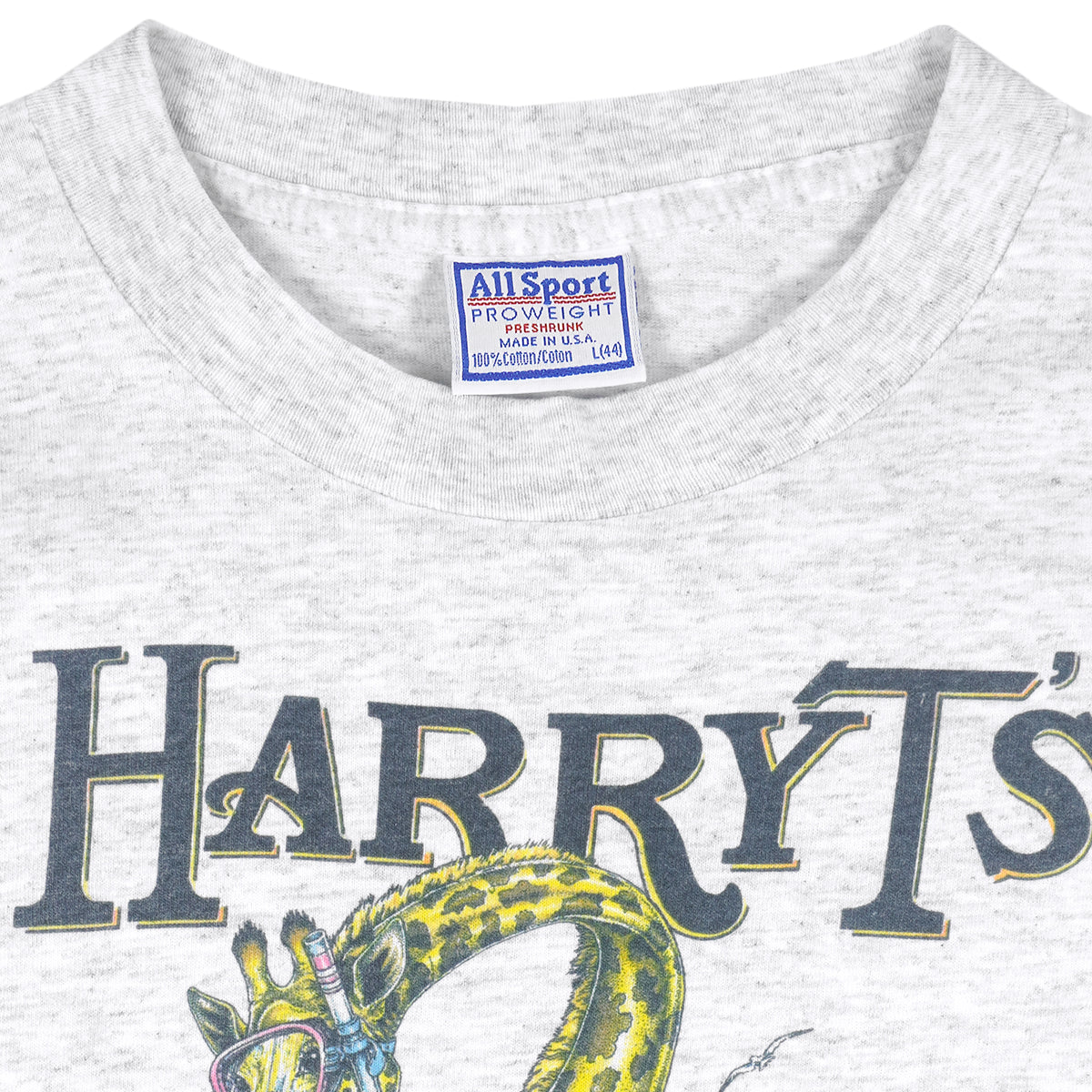 Vintage - HarryTs Animal Crew Neck Sweatshirt 1991 Large Vintage Retro