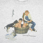 Vintage - Norman Rockwell Crew Neck Sweatshirt 1990s XX-Large Vintage Retro