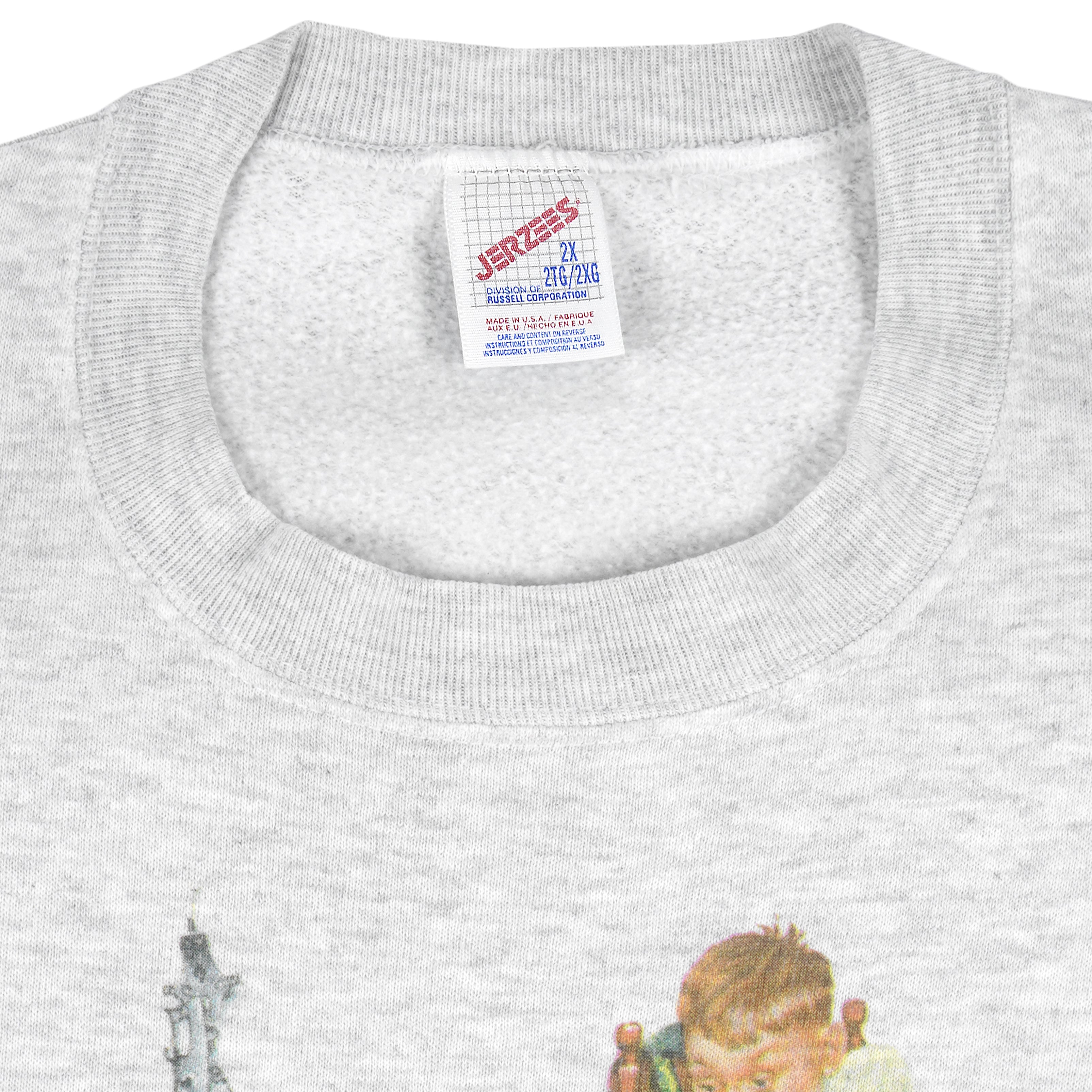 Vintage - Norman Rockwell Crew Neck Sweatshirt 1990s XX-Large Vintage Retro