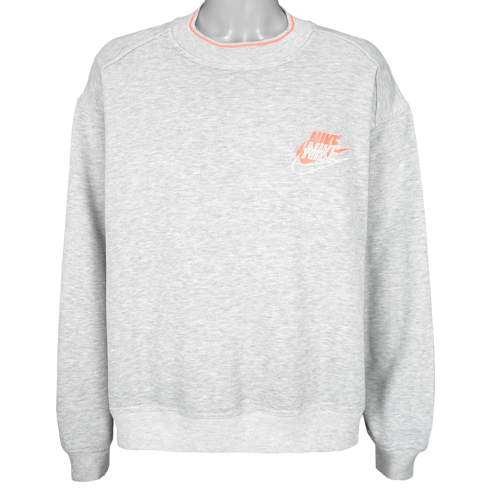 Nike - Grey Crew Neck Sweatshirt 1990s XX-Large Vintage Retro