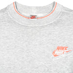 Nike - Grey Crew Neck Sweatshirt 1990s XX-Large Vintage Retro