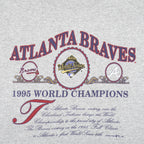 MLB (Lee) - Braves World Champions Crew Neck Sweatshirt 1995 X-Large Vintage Retro Baseball