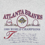 MLB (Lee) - Braves World Champions Crew Neck Sweatshirt 1995 X-Large Vintage Retro Baseball
