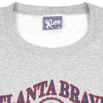 MLB (Lee) - Braves World Champions Crew Neck Sweatshirt 1995 X-Large Vintage Retro Baseball