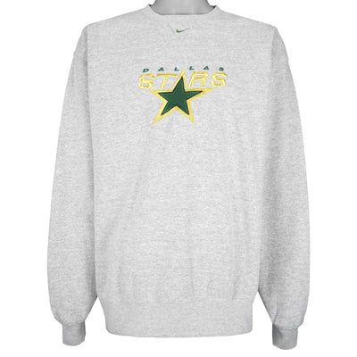 Nike - Dallas Stars Embroidered Crew Neck Sweatshirt 1990s X-Large