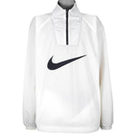 Nike - White 1/4 Zip Pullover Windbreaker 1990s 3X-Large