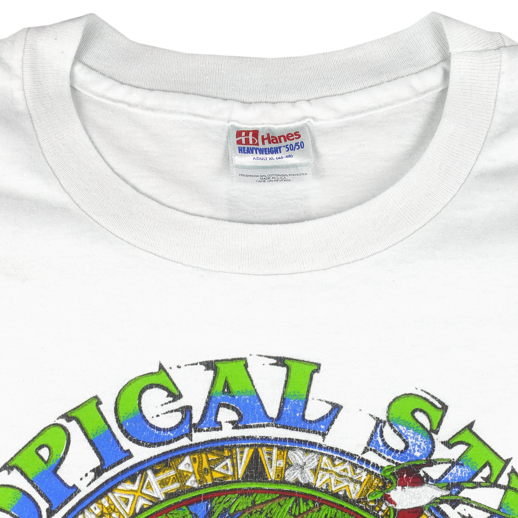 Vintage (Hanes) - Tropical Style, Guadeloupe T-Shirt 1994 X-Large Vintage Retro