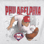 MLB (Nutmeg) - Philadelphia Phillies Breakout T-Shirt 1990s X-Large Vintage Retro Baseball