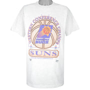 NBA (Salem) - Grey Phoenix Suns T-Shirt 1993 X-Large Vintage Retro Basketball