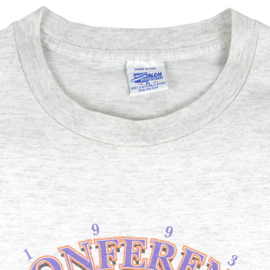 NBA (Salem) - Grey Phoenix Suns T-Shirt 1993 X-Large Vintage Retro Basketball