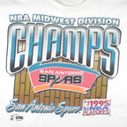 NBA (Salem) - San Antonio Spurs, Champions T-Shirt 1995 Large Vintage Retro Basketball