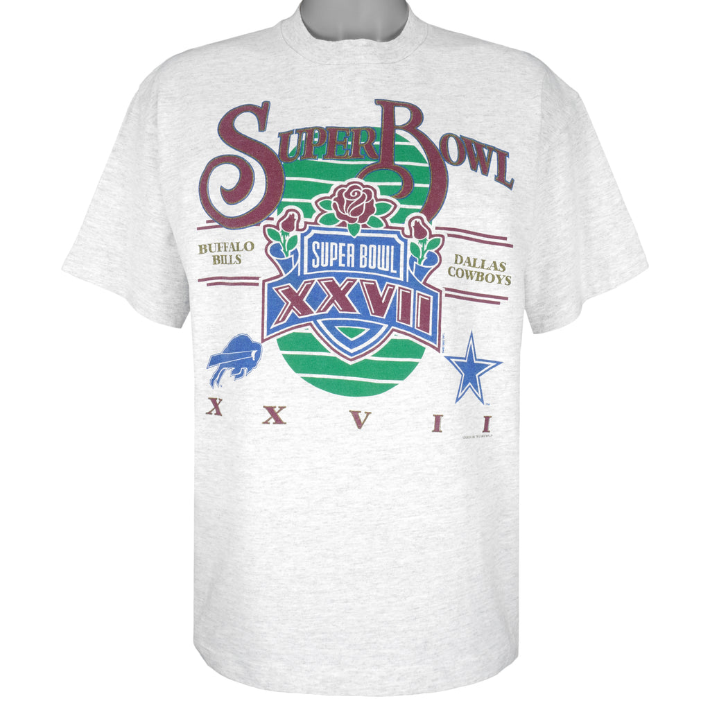 NFL - Cowboys VS Bills, Super Bowl 28th T-Shirt 1993 X-Large Vintage Retro Football